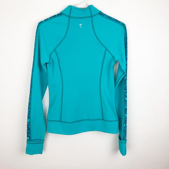 IVIVVA Perfect your practice jacket teal polkadot - Picture 4 of 5